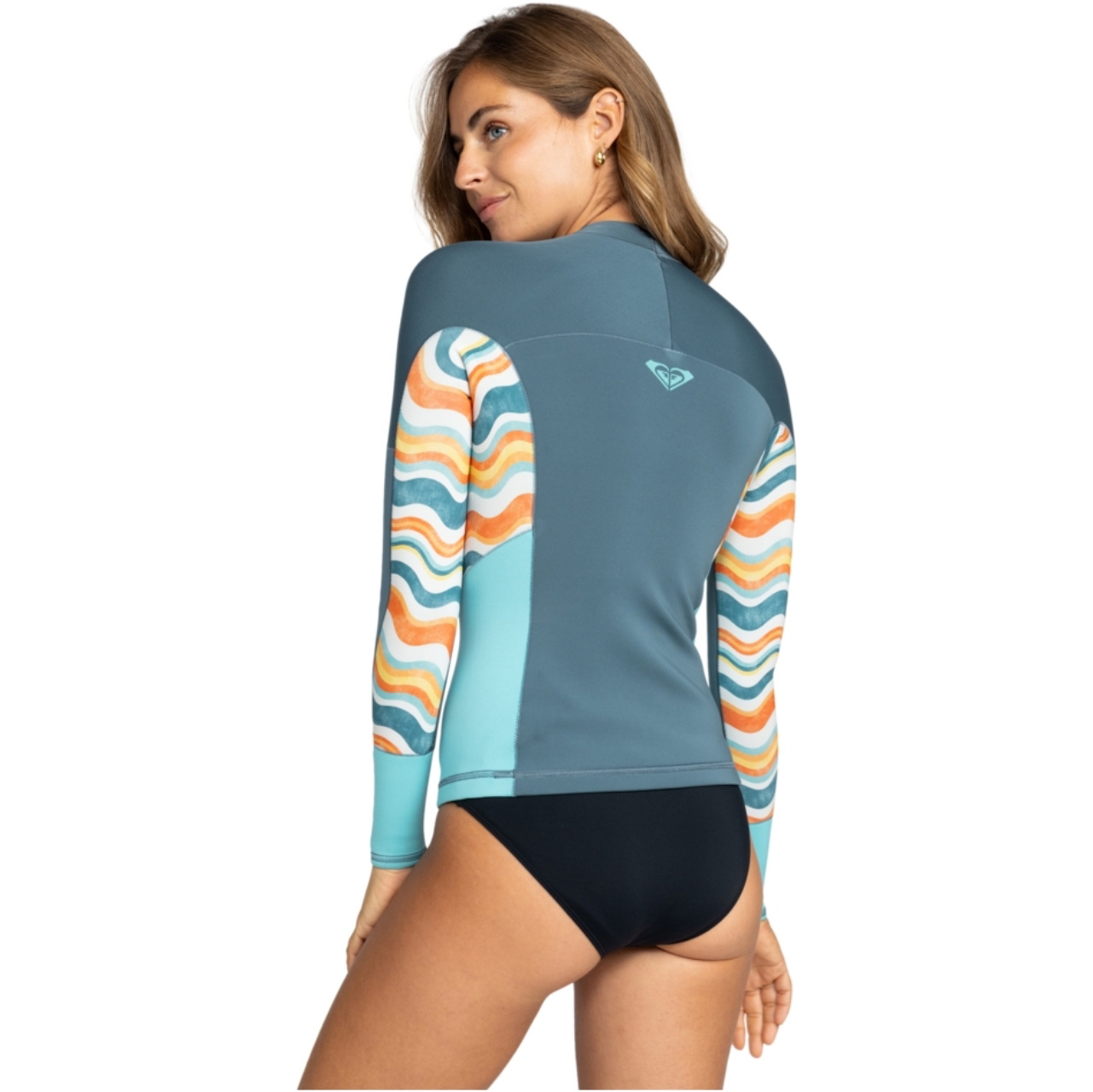 2025 Roxy Womens Swell Series 1mm Wetsuit Jacket ERJW803026 - Starglazer
